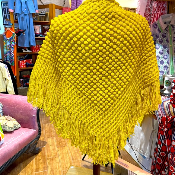 Vintage Crochet Poncho - Picture 1 of 8